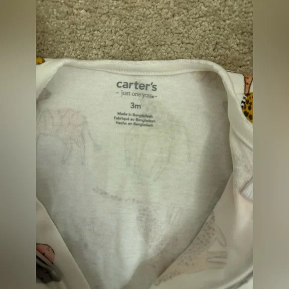 Carter's Animal Print Onesie NWT - Picture 5 of 5